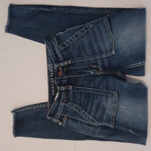 American Eagle Next Level Stretch Hi-Rise Jegging Crop Sz.4.Rise 9".L.27".W.26"